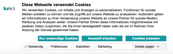 Cookie-Banner nach TTDSG