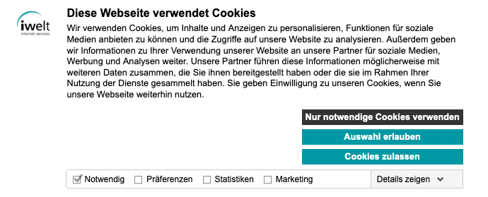 Cookie-Banner