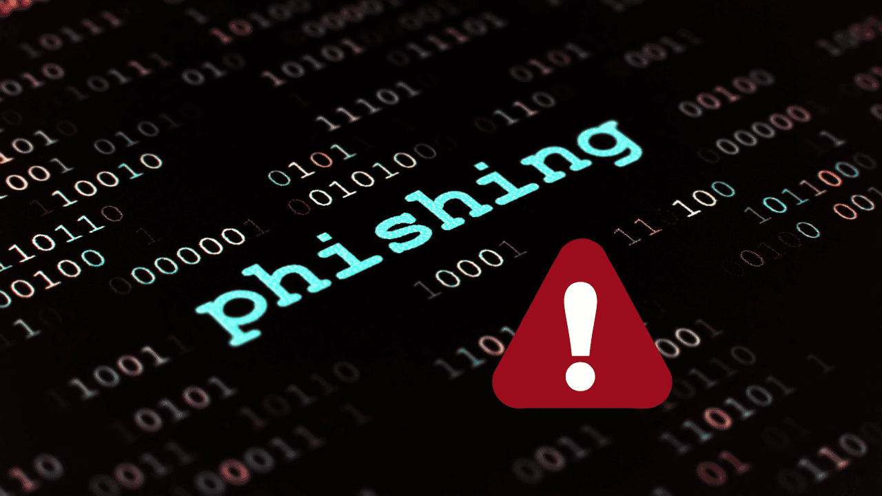 Phishing in einen Code rein geschrieben und ein Achtung Zeichen neben dran